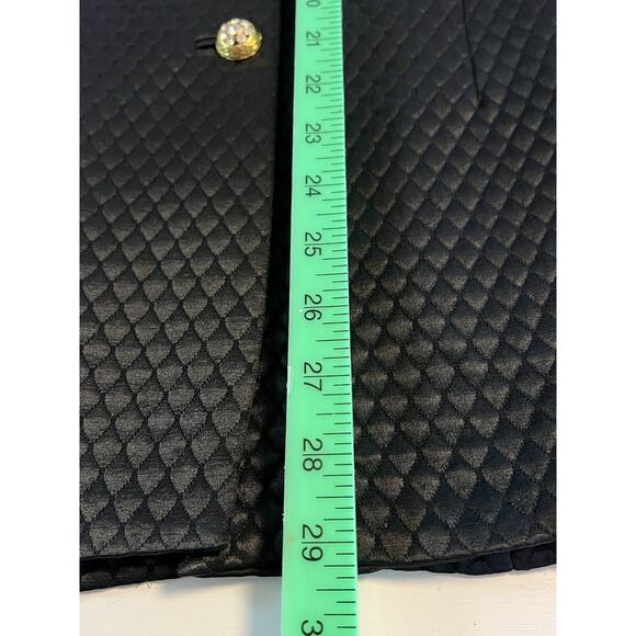 Vtg S. Nemeroff Women’s Blazer Size 6 Black 3-button Old Money Made In USA - Picture 10 of 16